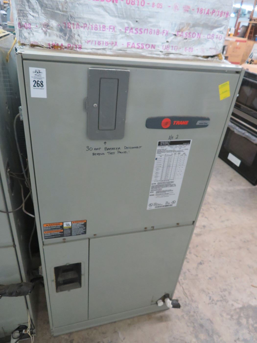 Trane Twe Trane TWE040E13FB2 Large A/C Handler