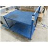 Image 1 : Blue Metal 2 Tier Warehouse Cart