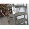 Image 2 : Grey 5' Rolling Warehouse Stepladder