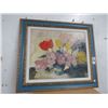 Image 1 : Framed Oil On Canvas Floral Wall Art - 24 X 30