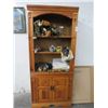 Image 1 : Oak Cabinet Bookcase
