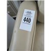 Image 2 : Beige Leather Secretarial Armchair
