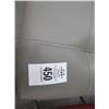Image 2 : 5-Grey Leather Padded Short Stools - 5 X $
