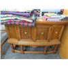 Image 1 : Oak Footed Small Hall Cabinet