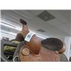 Image 3 : H & H Brown Leather Riding Saddle