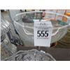 Image 2 : Etched and Crystal Bowls, Divided Dish, Oil Lamp, Ice bucket