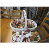 Image 1 : Baskets w/Large Asst. Christmas TY Beanie Bears