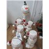 Image 2 : Asst. Designer Metal Snowman Décor - 7