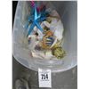 Image 1 : Plastic Bin w/Nautical Décor