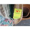 Image 2 : Wicker Round Small Chair, Butterfly Pillows, Basket