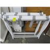 Image 1 : White Luggage Racks - Pair