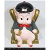 Image 1 : VINTAGE PORKY PIG COOKIE JAR APPROX 10" TALL