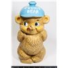 Image 1 : VINTAGE "COOKIE BEAR" COOKIE JAR APPROX 12" TALL