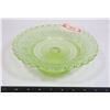 Image 1 : GREEN DEPRESSION GLASS STAND
