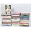 Image 1 : SMALL BOX OF ASSORTED CASSETTE TAPES INCLUDING