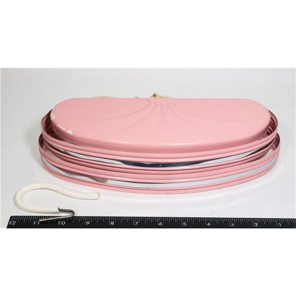 PINK ART DECO MCM HEADBOARD READING LAMP NEEDS ONE