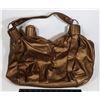 Image 1 : NEW METALLIC BRONZE LIMELIGHT HANDBAG. DUFFLE