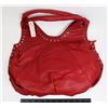 Image 1 : NEW MAX PURSE RED STUDDED HANDBAG DAMAGE