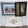 Image 1 : TWO LION PRINTS AND HORSE ROCKER PRINT ALONG WITH