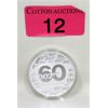 Image 1 : 1 Oz .999 Silver 2022 60 Years of BOND Coin 