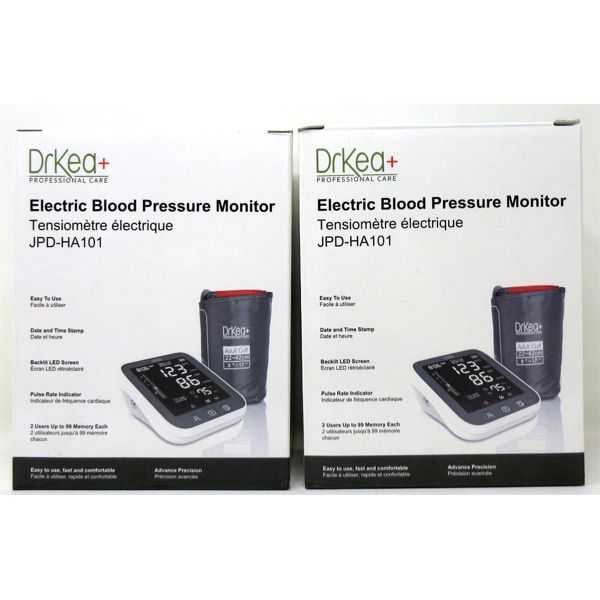 2 New DrKea+ Electric Blood Pressure Monitors