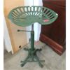 Image 1 : Cast Metal Tractor Seat Stool - Adjustable Height