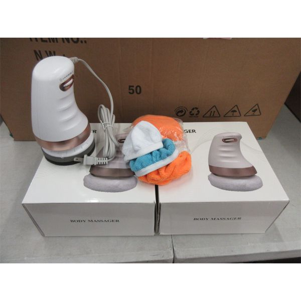 2 New Ergonomic Handle Electric Body Massagers
