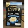 Image 1 : Case of Lyons Instant Café Latte Packets
