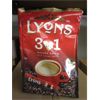 Image 1 : Case of Lyons 3-in-1 Instant Coffee Sachets