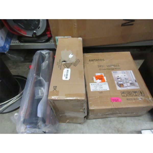 4 Piece Lot of Organizers & Mini Shelves