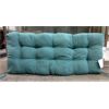 Image 1 : New Tufted Patio Bench Seat Cushion - Cyan Blue