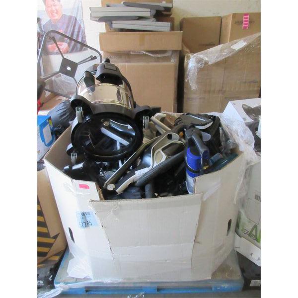 Skid of Vacuum Cleaners and Parts