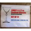 Image 1 : 12 New Libbey 4.5 Oz Cocktail Glasses 