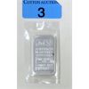 Image 1 : 1 Oz .999 Silver Johnson Matthey Bar 