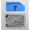 Image 1 : 1 Oz .999+ Silver Art Bar 