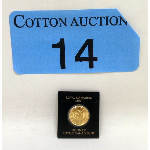 1 Gram .999 Fine Gold 2023 Maple Leaf Coin 