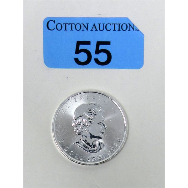 1 Oz .9999 Silver 2020 Maple Leaf Coin 