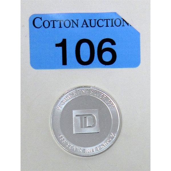 1 2 Oz 999 Silver TD Bank Round 1-2-oz-999-silver-td-bank-round