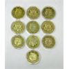 Image 1 : 10 Gold Plated "Trump 2024" Rounds