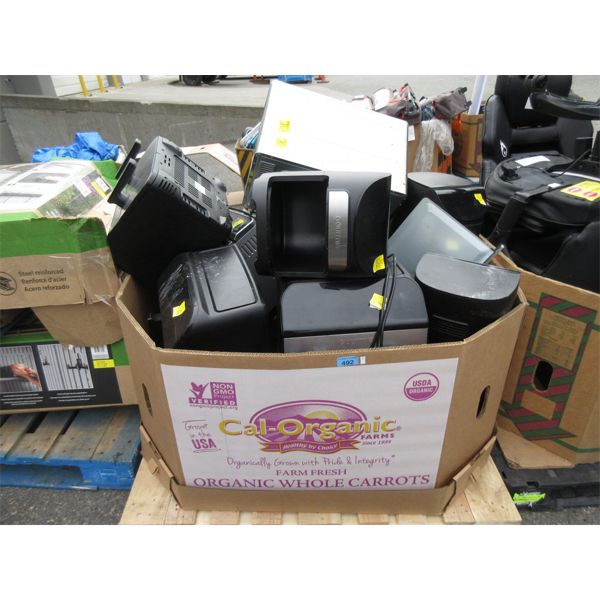 Skid of Assorted Air Fryers and Household Goods