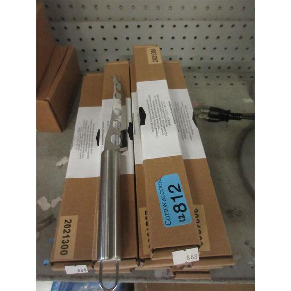 12 New Stainless Steel Cheese Knives - 6" Blades