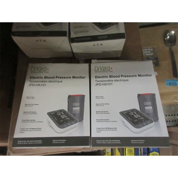 2 New DrKea+ Electric Blood Pressure Monitors