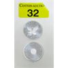 Image 1 : 2 x 1/2 Oz .999 Silver Sunshine Minting Round 