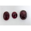 Image 2 : 3 Oval-Cut Rubies - 29 CTW