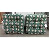 Image 1 : Box of 2 New Tufted Patio Chair Seat Cushions