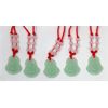 Image 1 : 5 Jade Buddha Amulets on Adjustable Red Cords