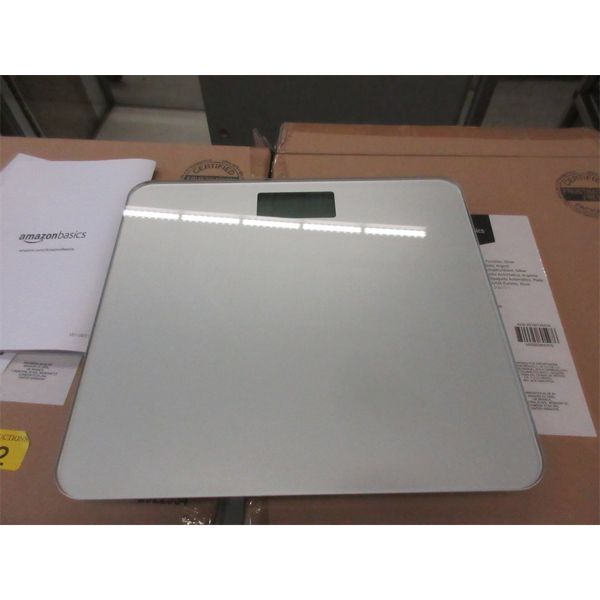 2 New Amazon Basics Digital Body Weigh Scales 