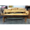 Image 1 : 58" Hand Crafted Live Edge Maple Garden Bench
