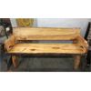 Image 1 : 58" Hand Crafted Live Edge Maple Garden Bench