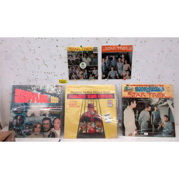 3 Vintage LP & 2 Vintage 45 RPM Records